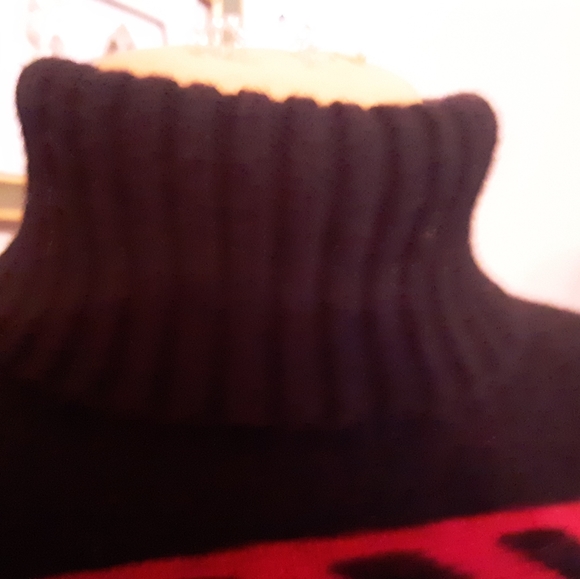 Vintage Lauren Ralph Lauren Black Label Southwestern/Aztec Turtleneck Sweater - Picture 2 of 7